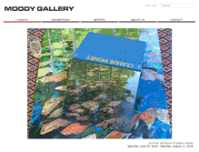 Tablet Screenshot of moodygallery.com